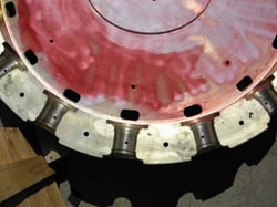 Dye Penetrant Inspection of Two Piece Aluminum Hub