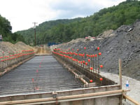 Concrete Reclaim Tunnel Foundation