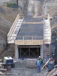 Concrete Reclaim Tunnel